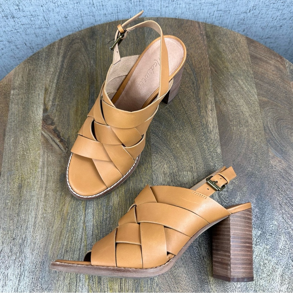 Madewell The Cindy Sandal in Desert Camel Tan Size 7.5